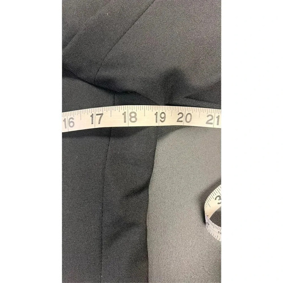 Vintage Oscar De La Renta Steve Petix Men’s Medium Black Suit Jacket Coat - Picture 10 of 11